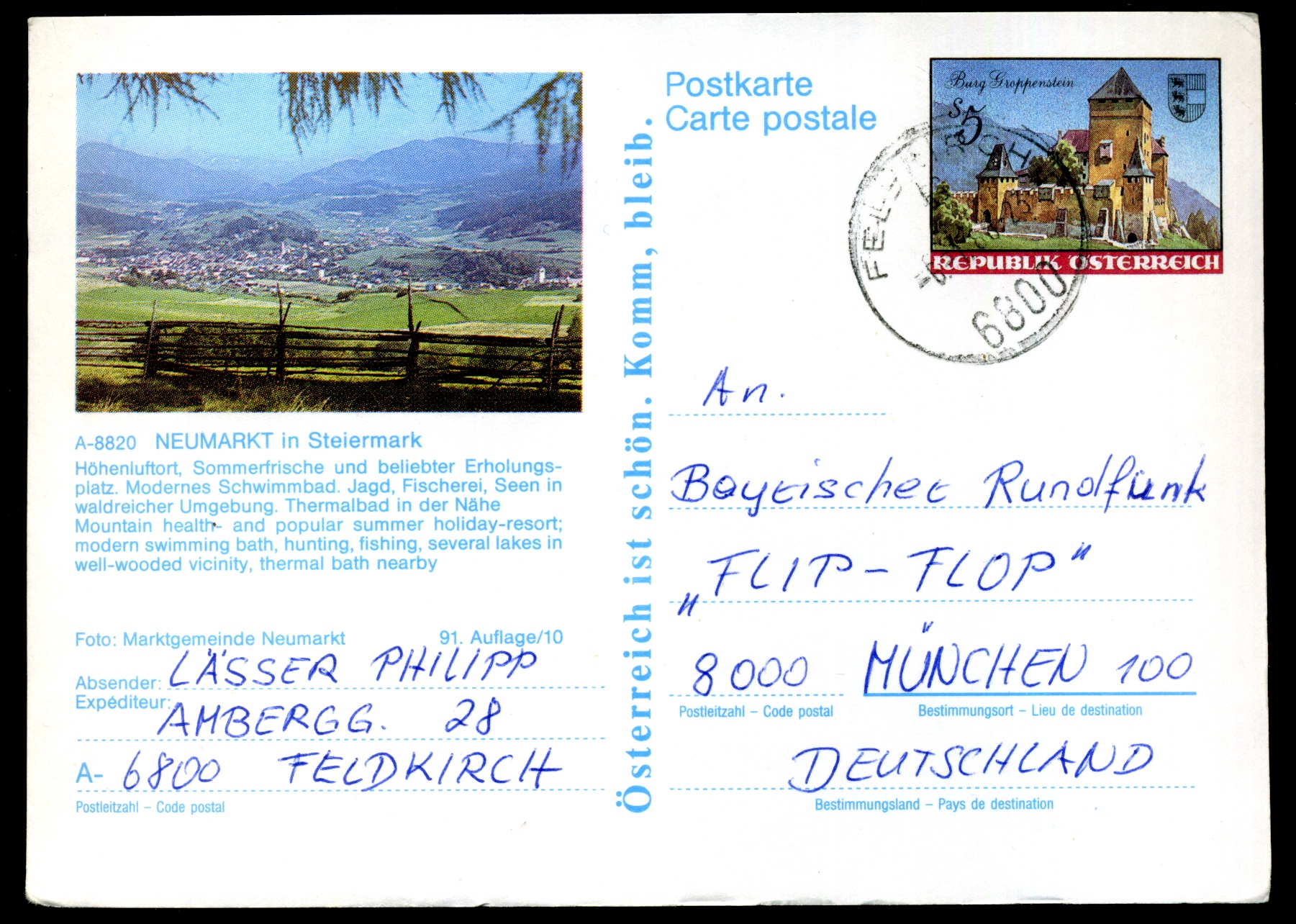 1986: NEUMARK in Steiermark