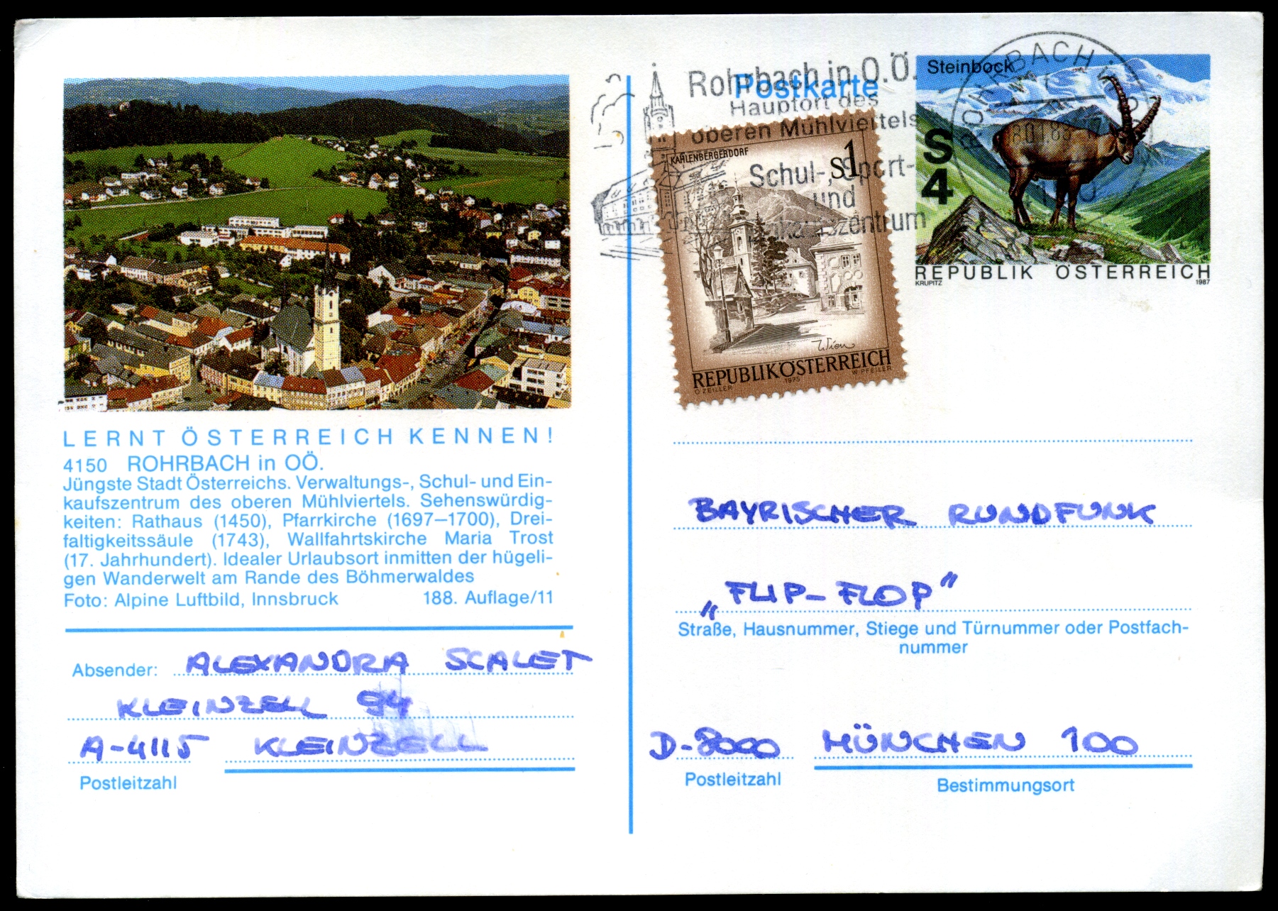 1987: Rohrbach in Oberösterreich